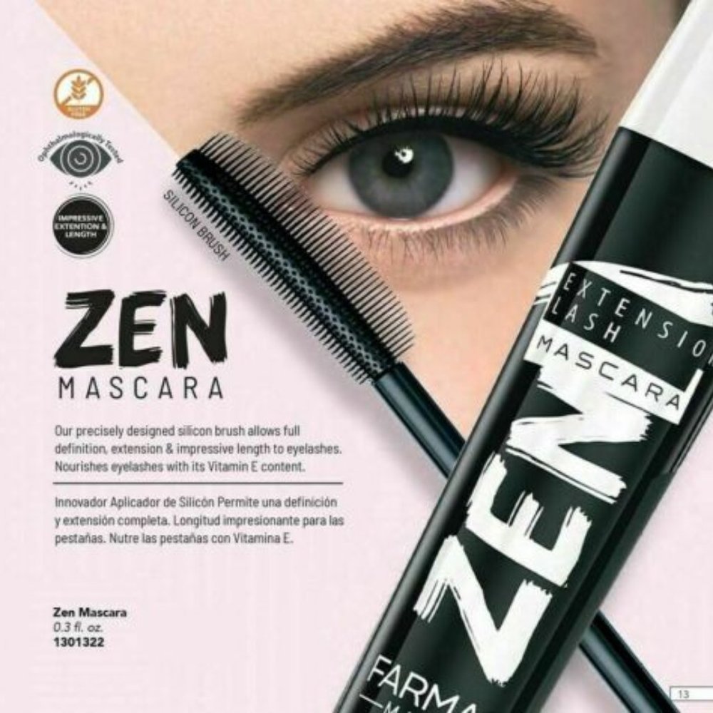FARMASI ZEN Extension Lash Pigmented Black Mascara